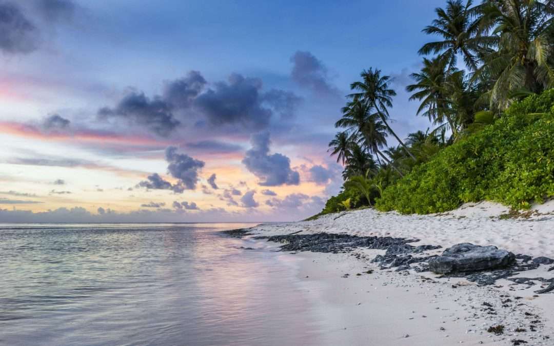 Dreamy ocean sunset