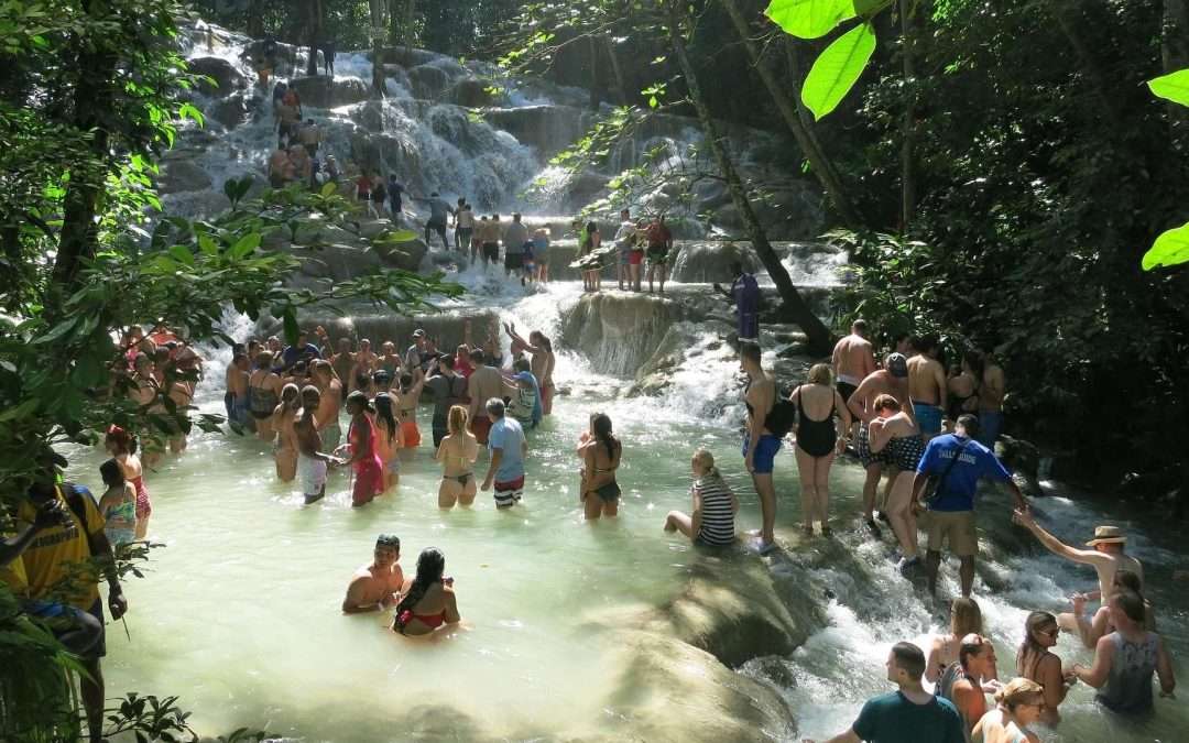 Jamaican waterfall