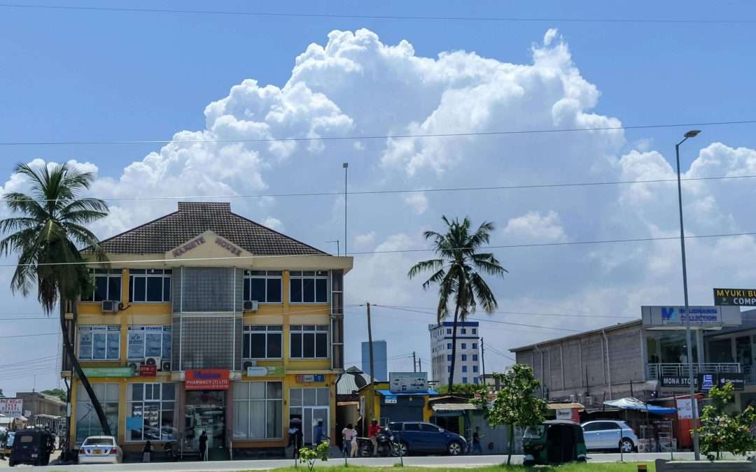 Ocean side town